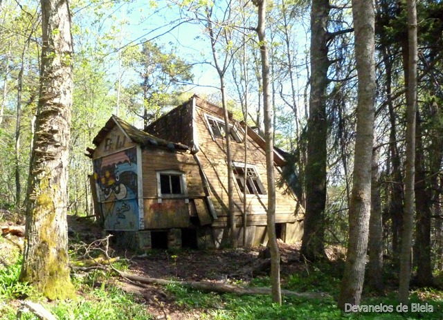 Helsinki - Kruunuvuori - vila abandonada - cidade fantasma