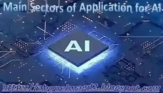 Main Sectors of Application for AI