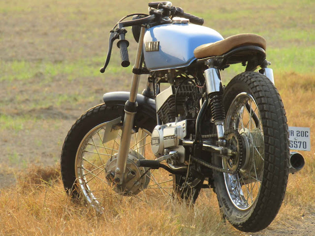 Yamaha RX100 Modified to Cafe Racer