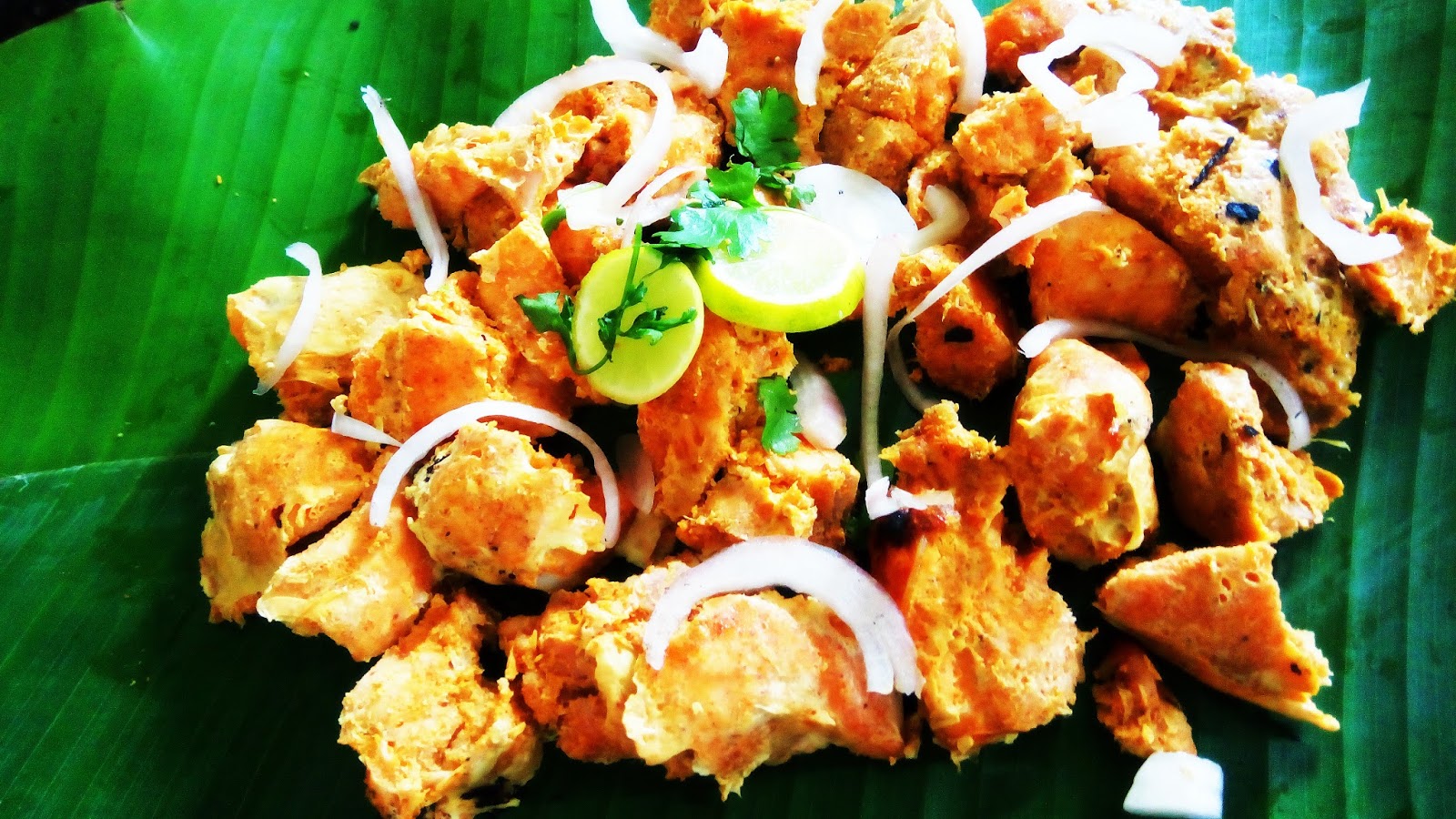 Girl's Corner BANANA LEAF CHICKEN / ARITAKU CHICKEN BY KALYANI