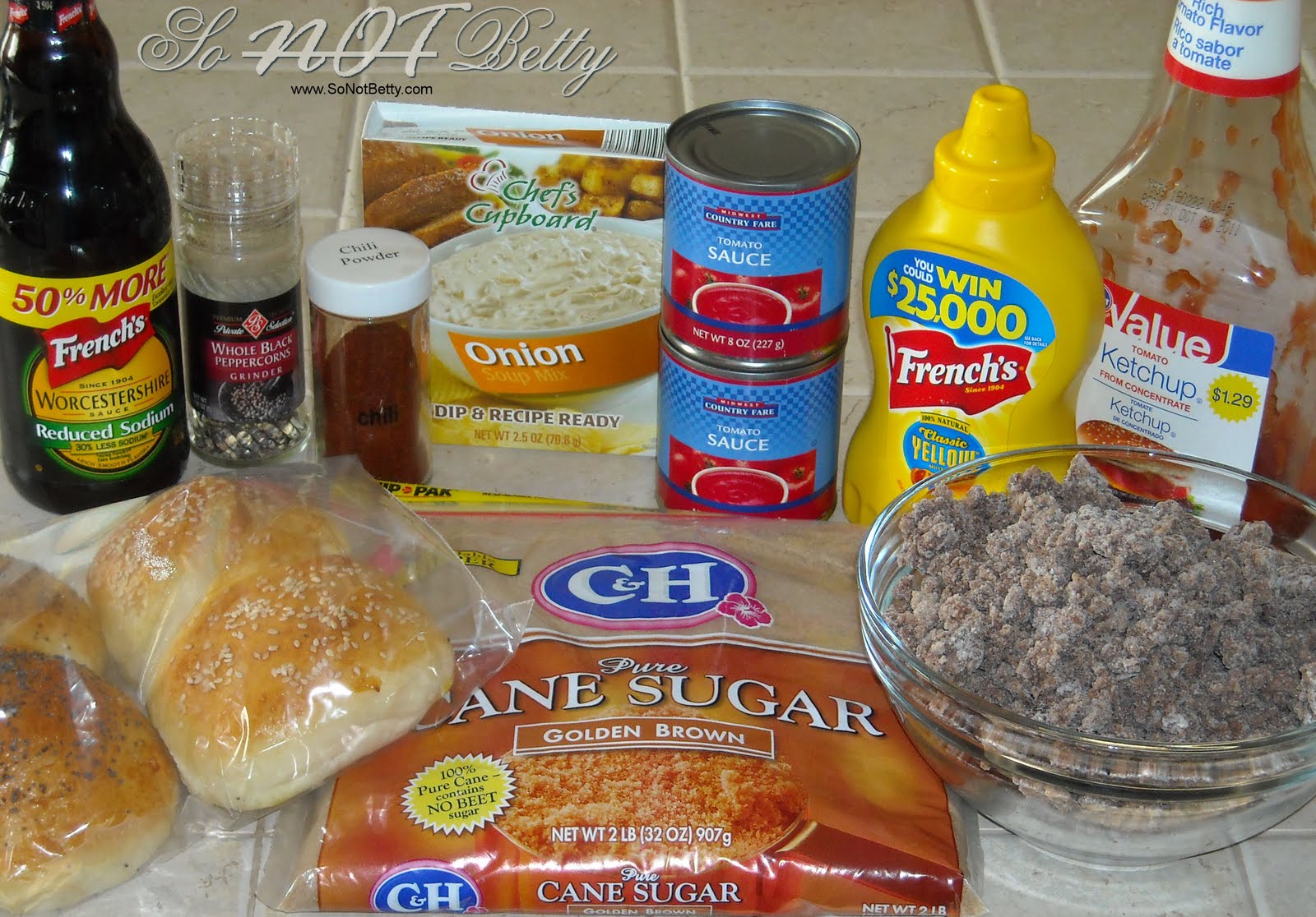 So NOT Betty Crocker! Sloppy Joes from scratch...almost!