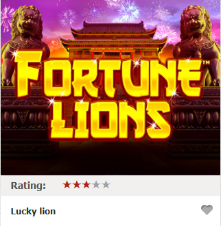 Thử vận may với game Lucky lion