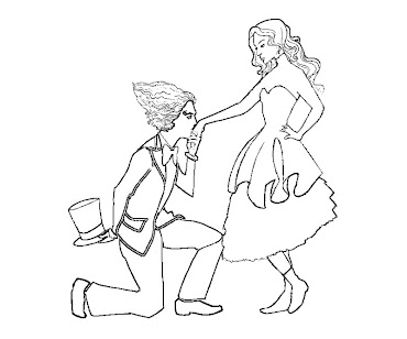 #1 Alice in Wonderland Coloring Page