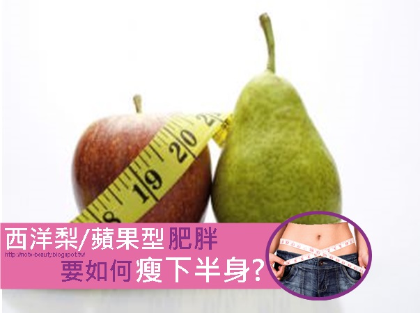 西洋梨/蘋果型肥胖要如何瘦下半身?