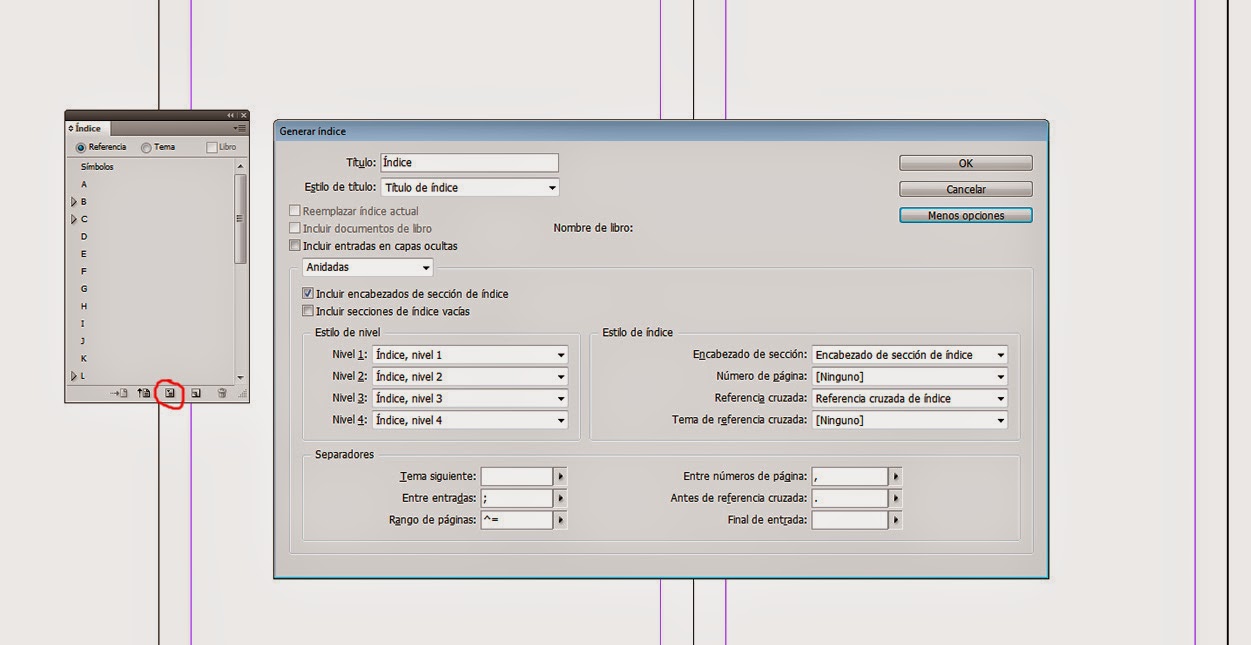 Creación de un índice onomástico en Indesign | Me gusta pero puedes ...