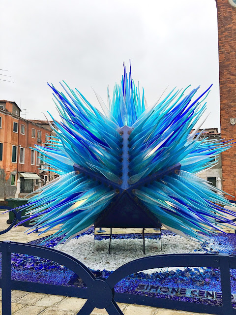 glass blowing in murano, italy