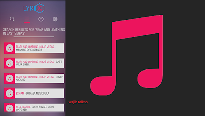 rekomendasi aplikasi lirik lagu