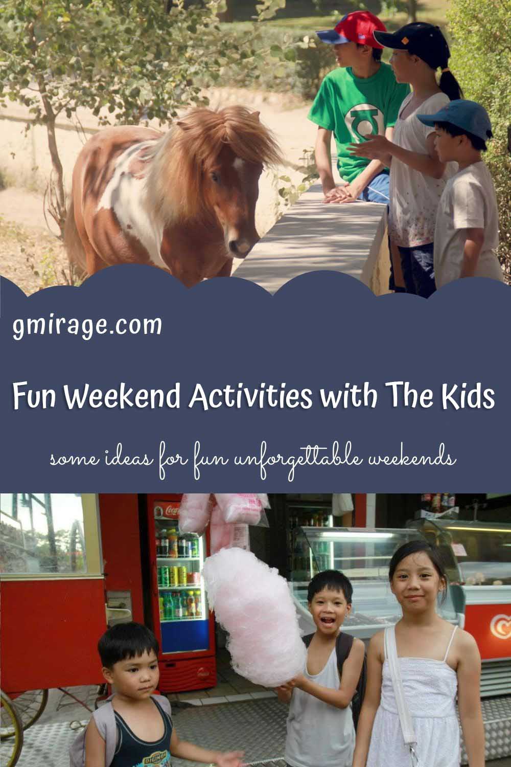 weekend activities, kids horse, cotton candy