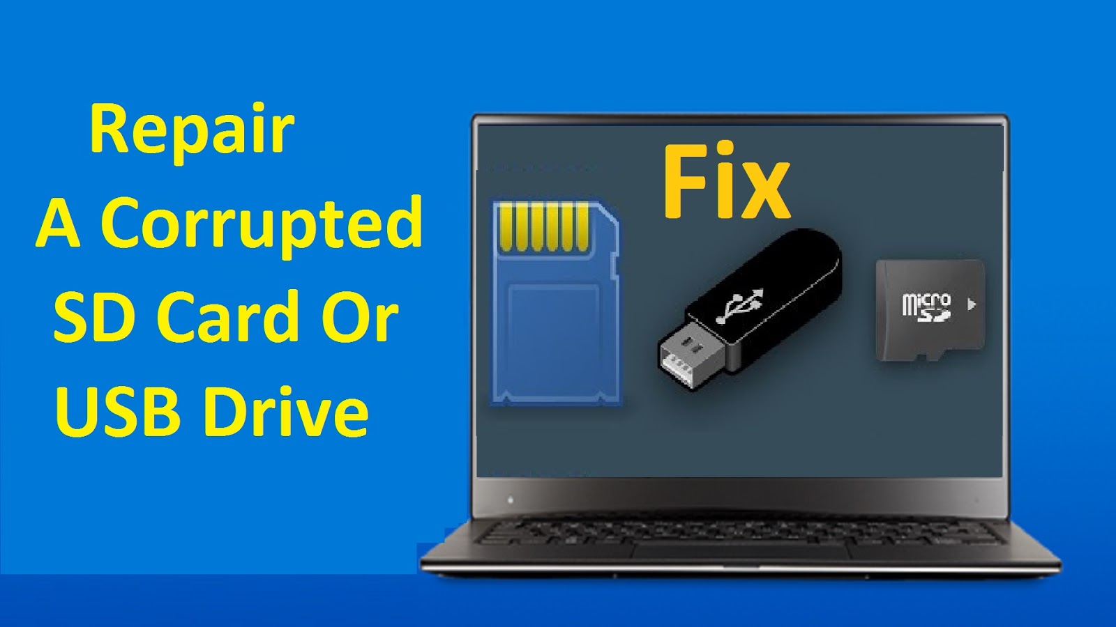 Image result for How to fix an SD Card error