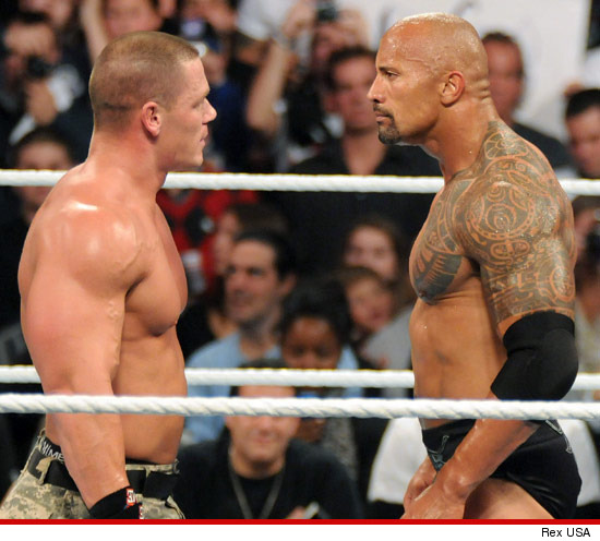 Wwe Wrestlers Profile: John Cena vs The Rock Live Moments On The Stage