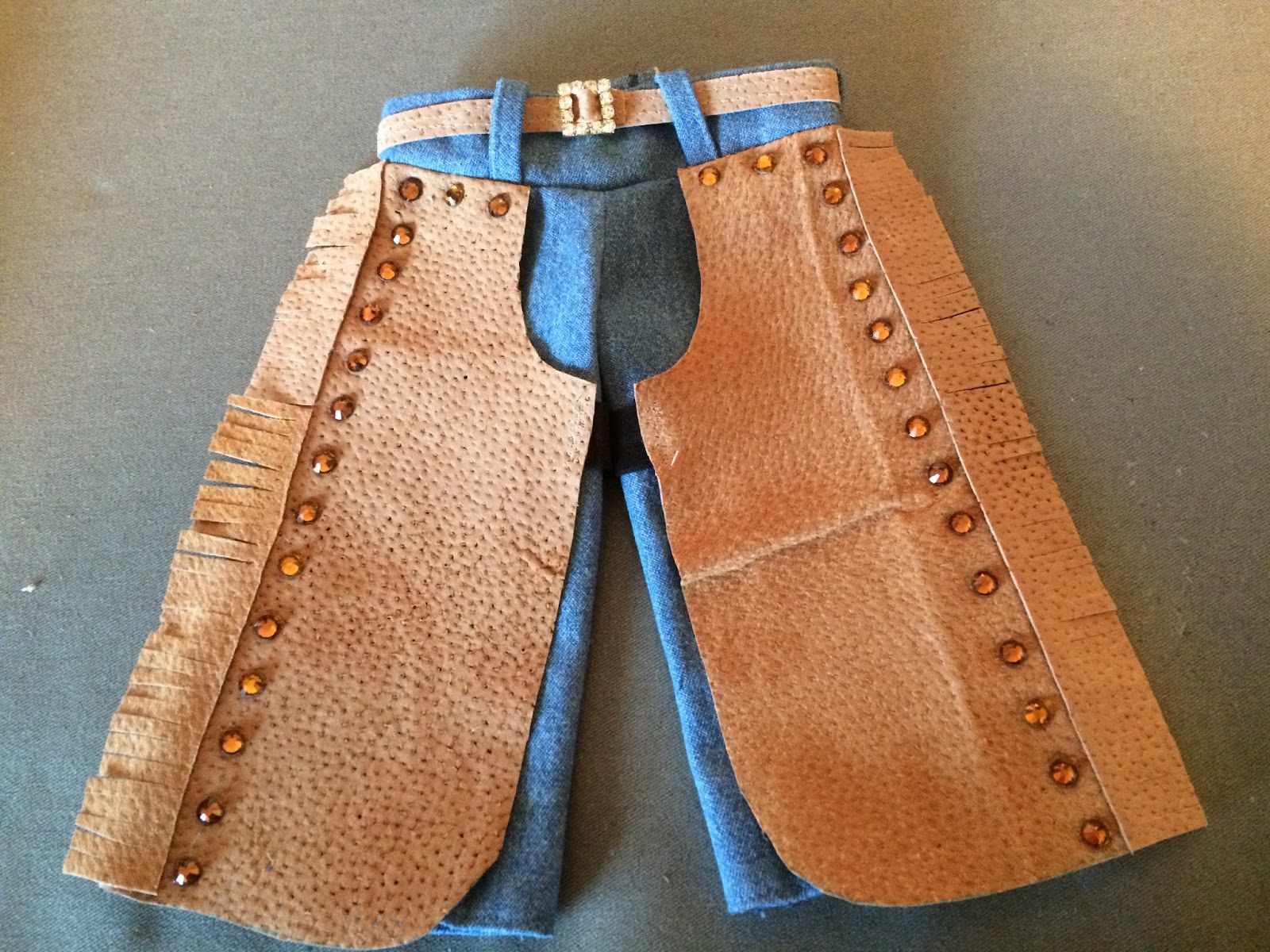 Everything Sewing Chaps Done and Vest Started