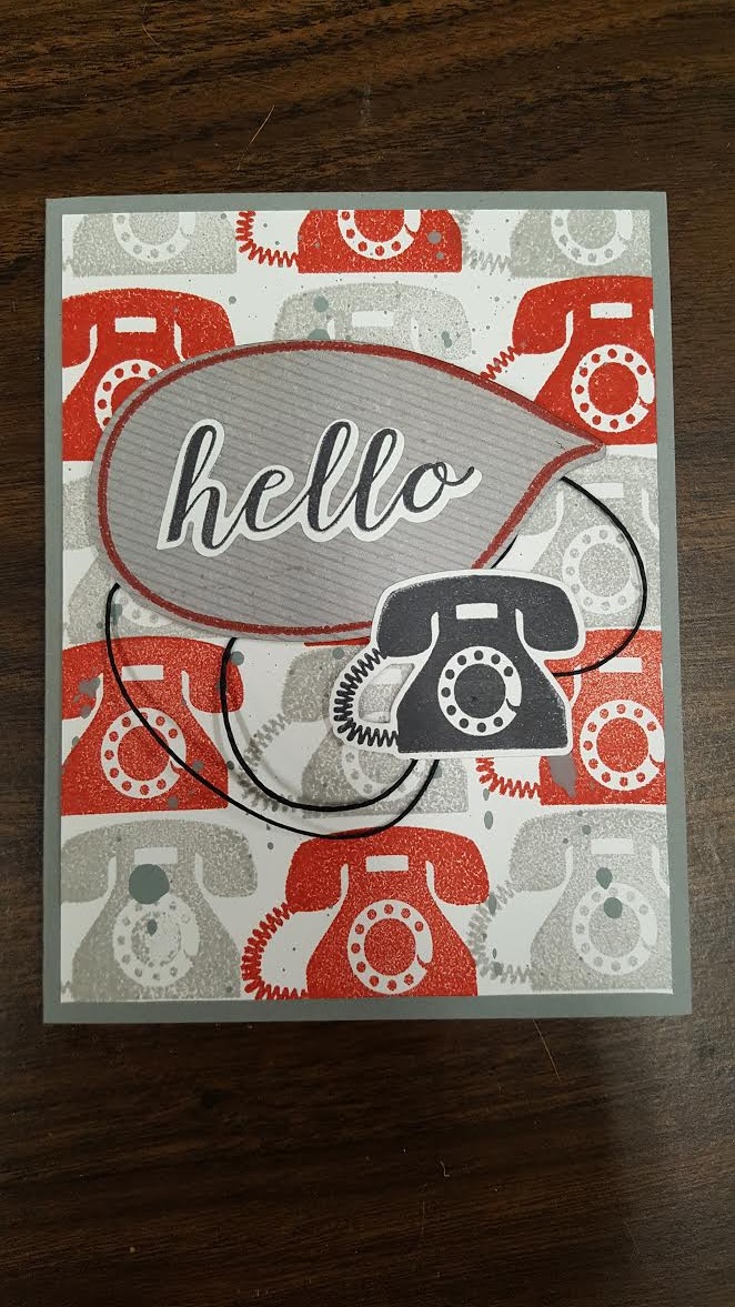 Oh what fun.....this and that..... Hello the old fashioned way