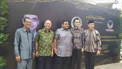 Syukuran Afif Abdilah Bagaikan Reunian Abdilah dan Walikota Medan HT Dzulmi Eldin