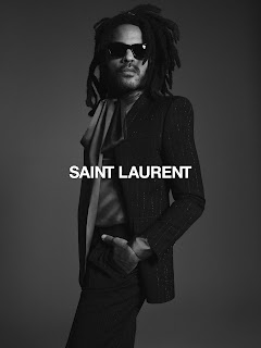 DIARY OF A CLOTHESHORSE: Lenny Kravitz for Saint Laurent FW 2020 AD ...