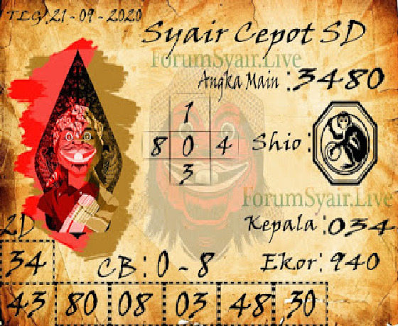 Syair sdy 21 September 2020 KODE SYAIR SGP SYAIR HK