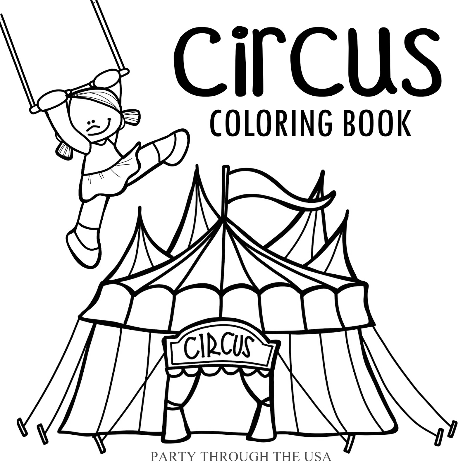 Printable Circus Coloring Pages - Printable World Holiday