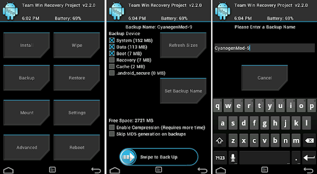 TWRP (Team Win Recovery Project)