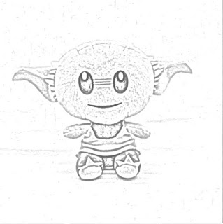 Baby Yoda of The Mandalorian plush toys coloring.filminspector.com