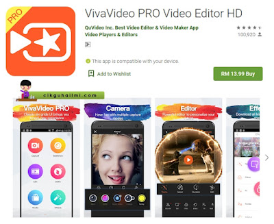 VivaVideo Pro aplikasi video editing pilihan saya