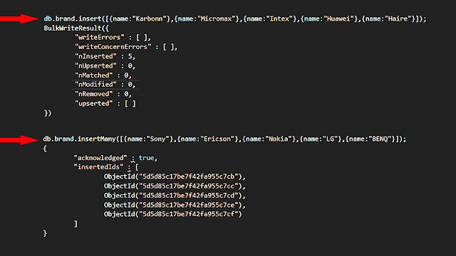 MongoDB Tutorial : CRUD Operations in MongoDB, Insert, Find, Update and Delete Document – Progrramers MongoDB Tutorial - difference between insert and insertMany