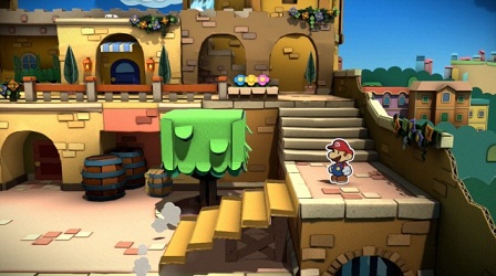 Paper Mario Color Splash Redpepper Crater Splash