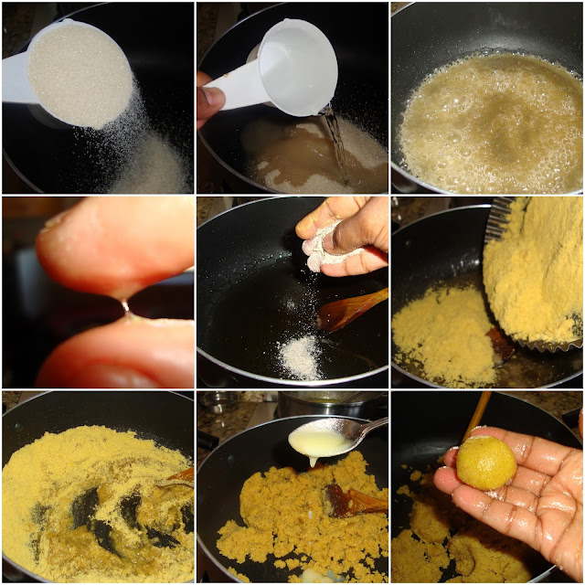 images of Bandar Laddu Recipe / Tokkudu Laddu Recipe / Bandar Ladoo Recipe / Besan Ladoo Recipe