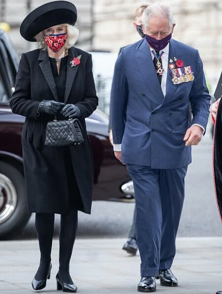 Prince Charles and the Duchess of Cornwall attended a service at Westminster Abbey to mark the centenary of the burial of the unknown warrior