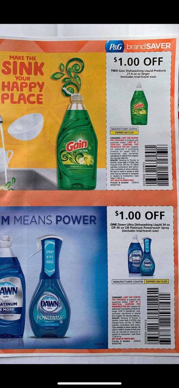Capri's Coupons Whole Insert Picture Previews Sept P&G with Tide