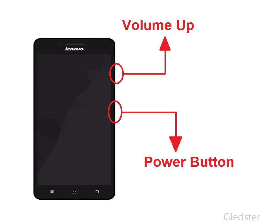 Cara Boot atau Recovery Mode Lenovo A5000 Gledster