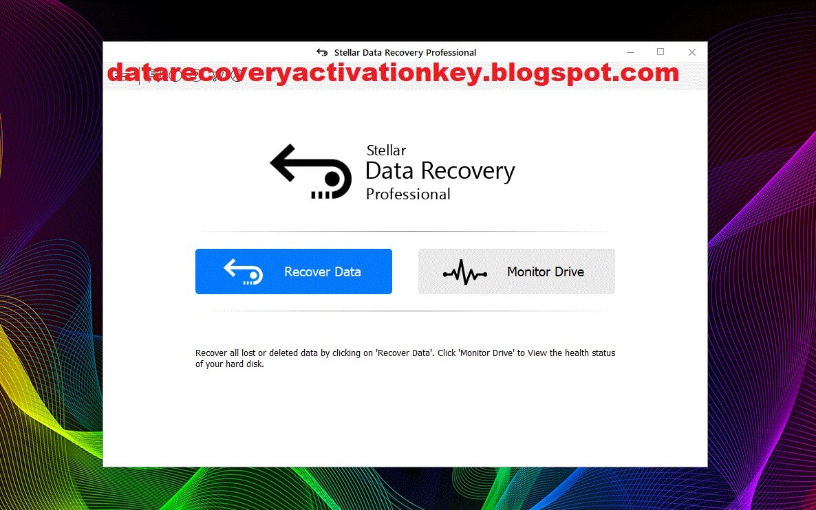 free stellar data recovery registration key