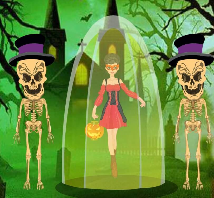 Games2rule Escape Girl From Evil Skeleton