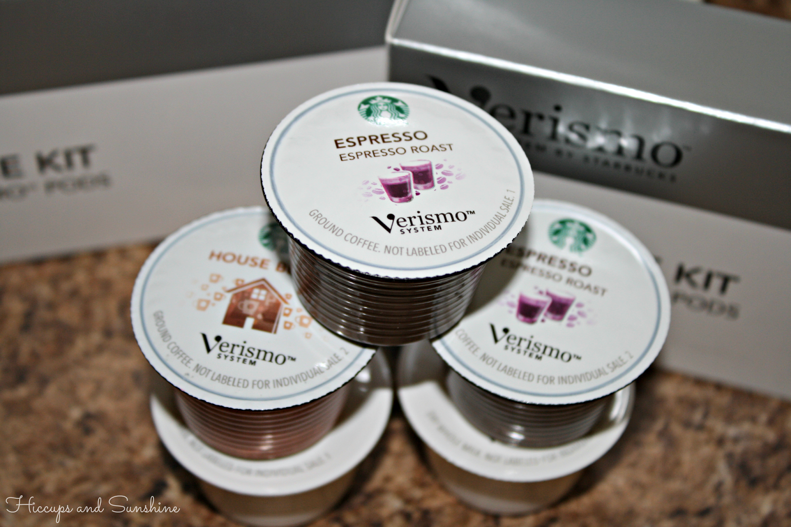 Hiccups and Sunshine: Starbucks Verismo Coffee Brewer & Giveaway
