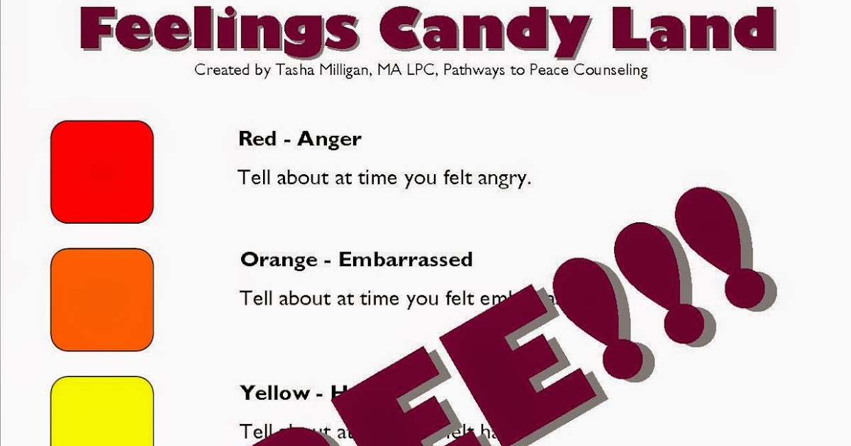Pathways to Peace Counseling: Feelings Candy Land
