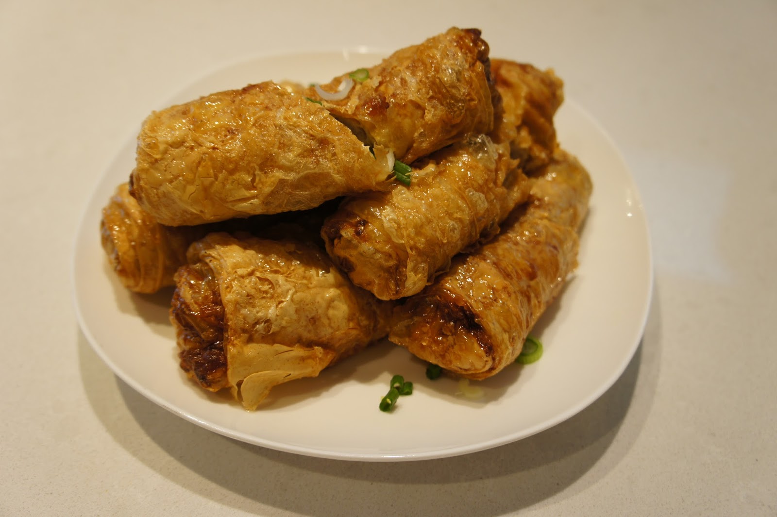 Fried Tofu Skin Rolls