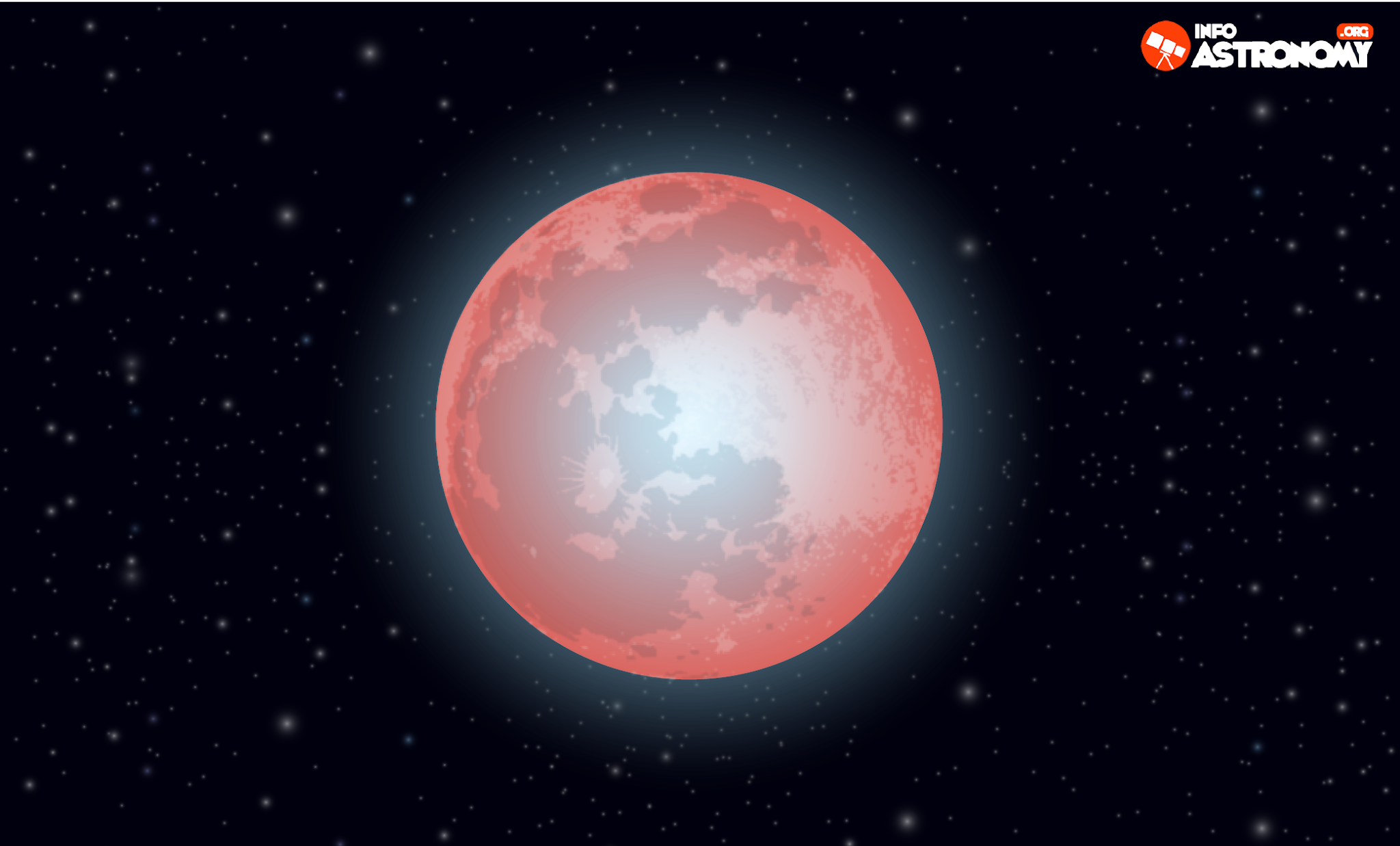 gambar bulan merah