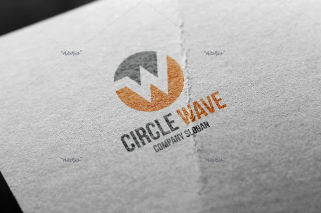 Circle Wave Logo Template - WaDesiGh