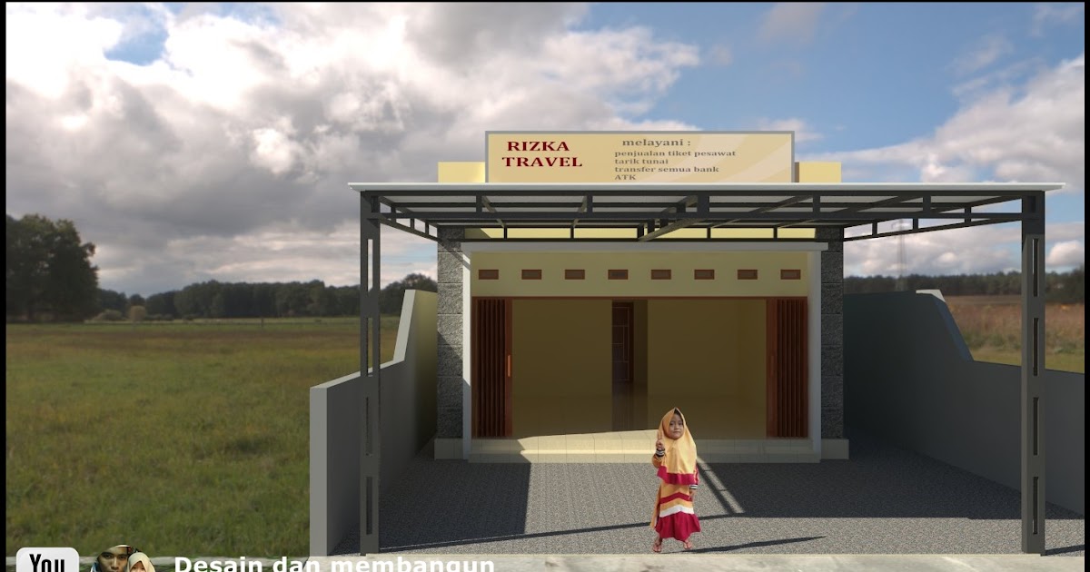 Ruko ukuran 6 x 9 meter