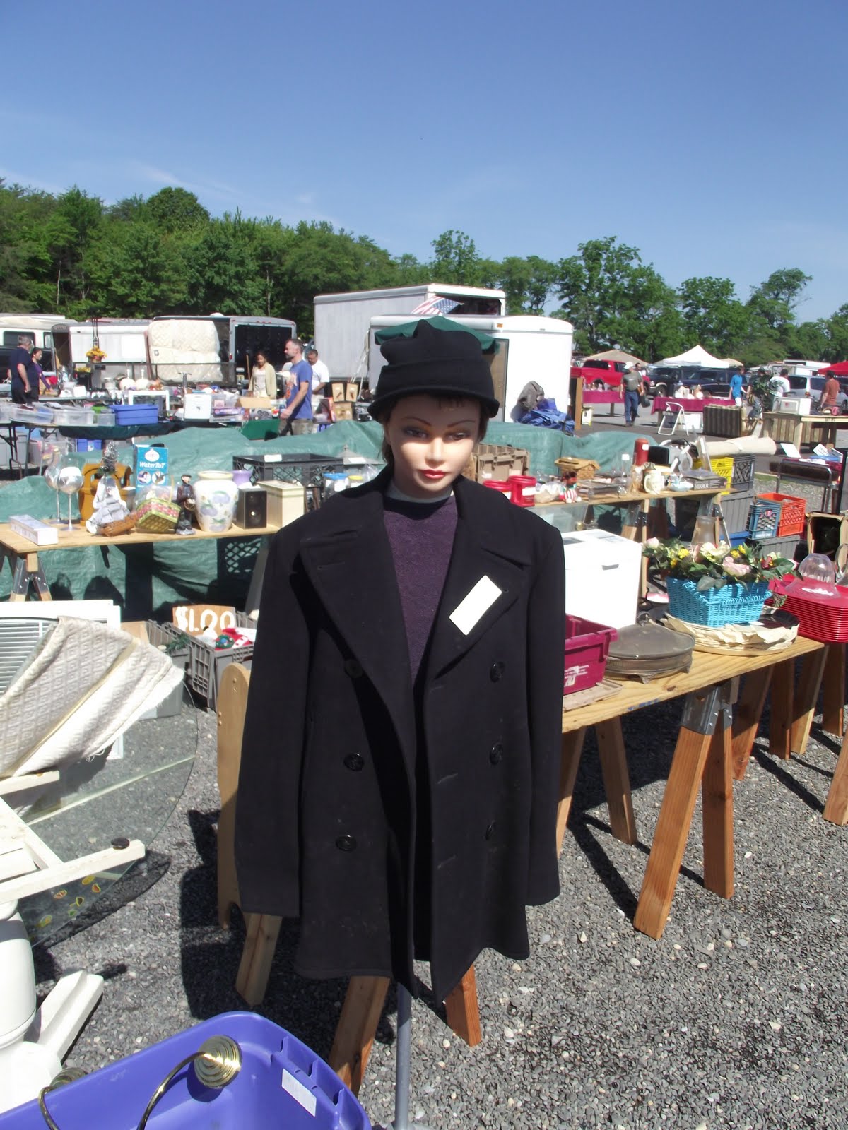 Berlin Flea Market In Berlin New Jersey Ob.Scene in South Jersey: Overdressed Mannequin: Berlin Flea Market