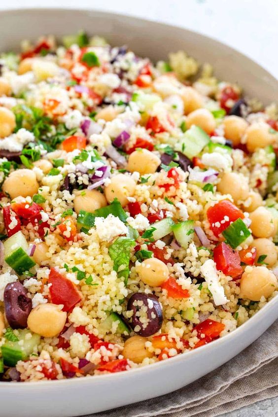 Mediterranean Couscous Salad Simple Recipe Ideas