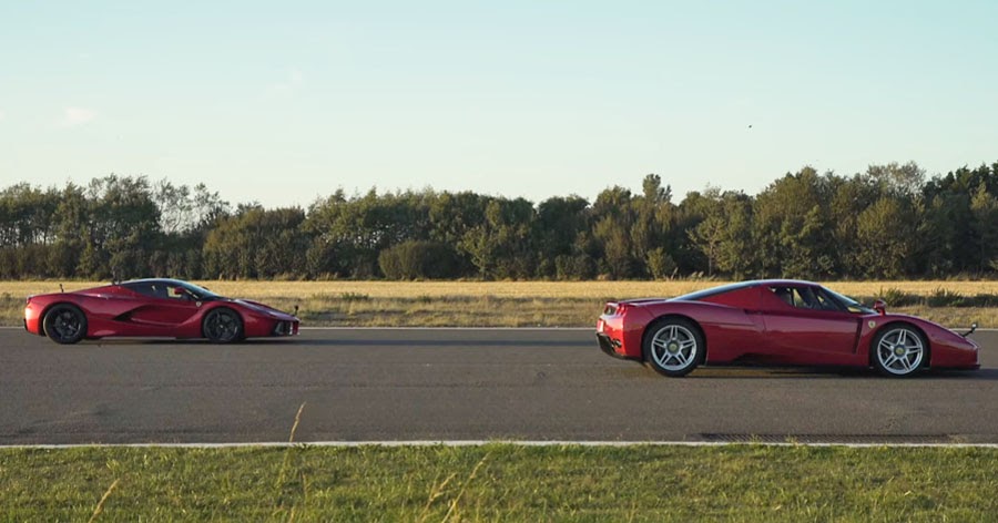 Ferrari Enzo vs LAFERRARI