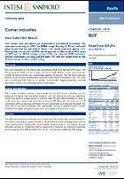 Studio societario di Intesa Sanpaolo su Comer Industries