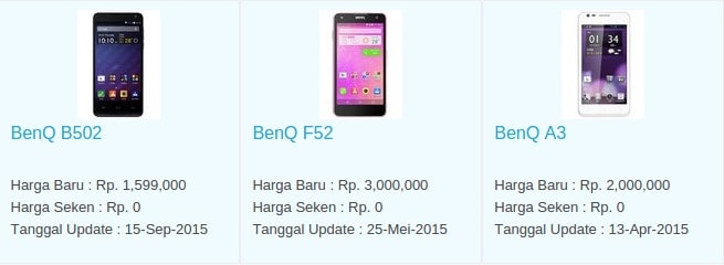 Daftar Harga Hp Terbaru BenQ Mei 2016 Daftar Harga Hp Terbaru BenQ Mei 2016