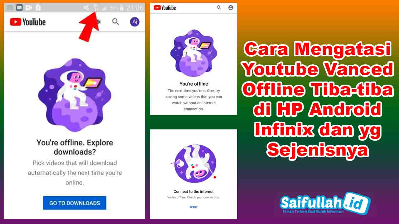 Cara Mengatasi Youtube Vanced Offline di HP Android