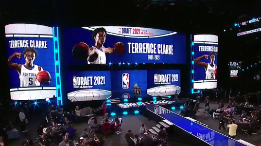 Terrence Clark drafted and honored during NBA Draft