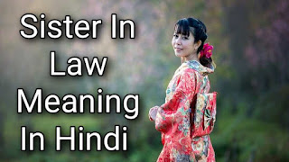 Sister in law meaning in hindi