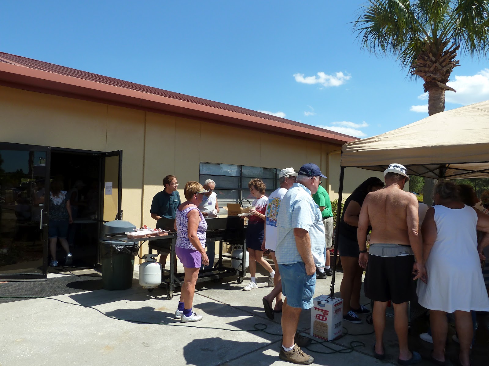 End of Season; free BBQ; Thousand Trails, Clermont, Florida