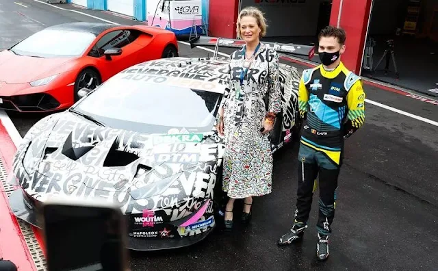 Belgian Esteban Muth from Brussels will drive a Lamborghini Huracan GT3 designed by Princess Delphine in the race