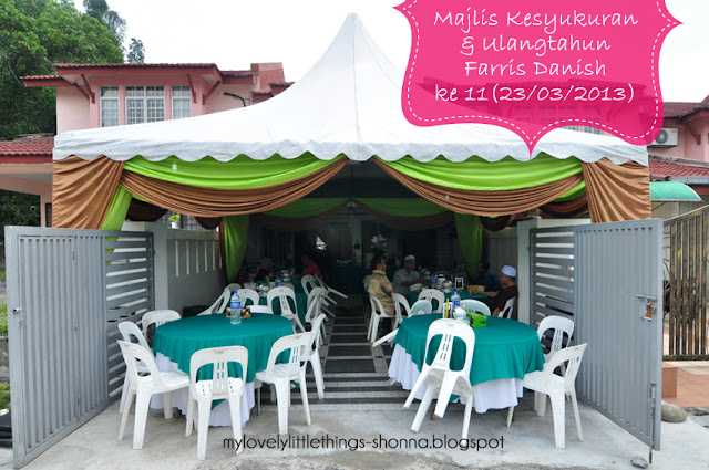 Majlis Kesyukuran,Kanopi, Canopy, Green Brown, Seri Kembangan