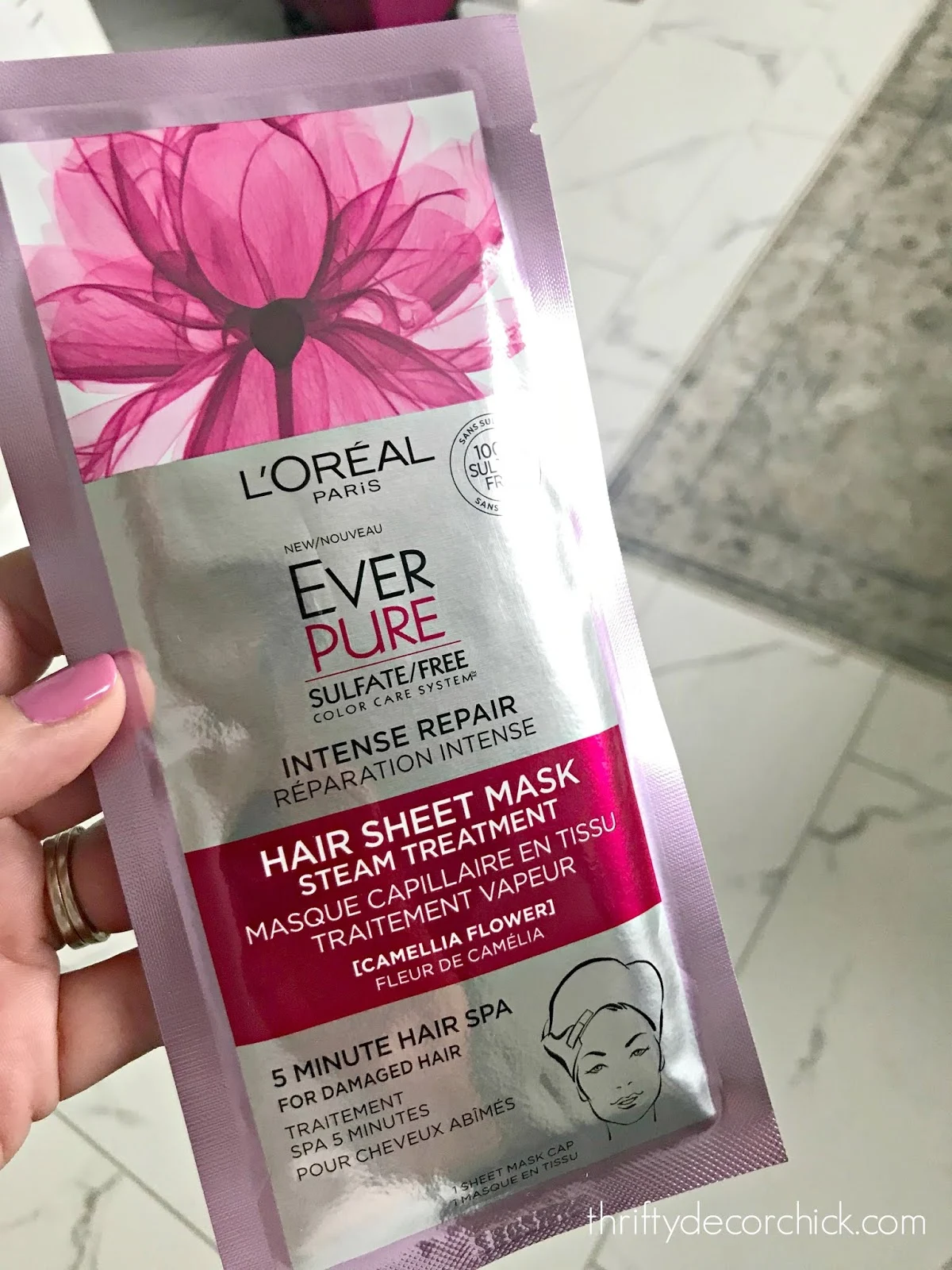 Loreal in shower hair mask