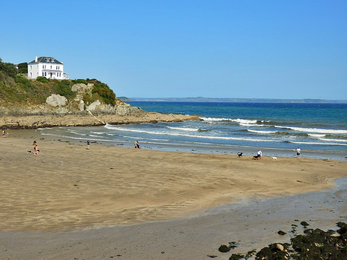 Mike's Cornwall Portmellon, Cornwall a Sandy Cove When the Tide is Out